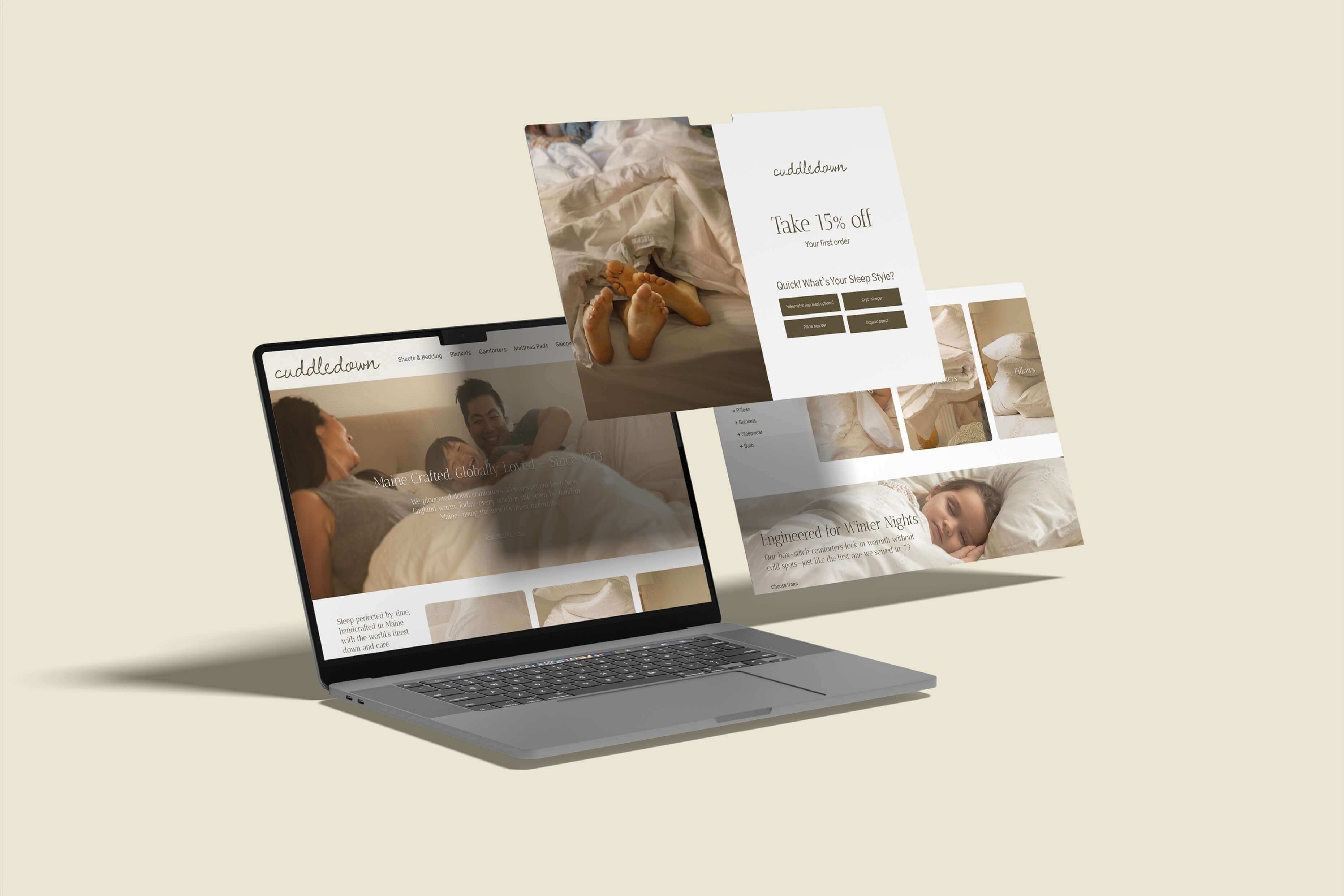 Cuddledown Rebrand